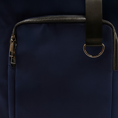 Шоппер Superbag Pocket (темно-синий с черным)