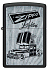Зажигалка ZIPPO Car Design с покрытием Black Matte, латунь/сталь, черная, 38x13x57 мм - Фото 4