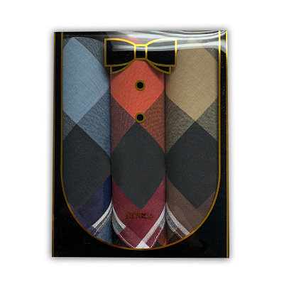 Подарочный набор мужских носовых платков "ETNICA" Пд13д