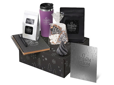 Подарочный набор Re:Charge с термокружкой, кофе и блокнотом (Фиолетовый) Подарочный набор Re:Charge с термокружкой, кофе и блокнотом (Фиолетовый)