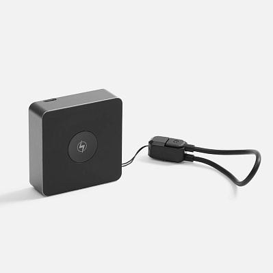 Внешний аккумулятор с беспроводной зарядкой Aura Power 5000 мАч (Серый) Внешний аккумулятор с беспроводной зарядкой Aura Power 5000 мАч (Серый)