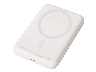 Магнитный внешний беспроводной аккумулятор Polarix, QC/PD, 10000 мАч (Слоновая кость) Магнитный внешний беспроводной аккумулятор Polarix, QC/PD, 10000 мАч (Слоновая кость)